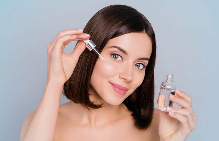 apply a serum that aargets dullness