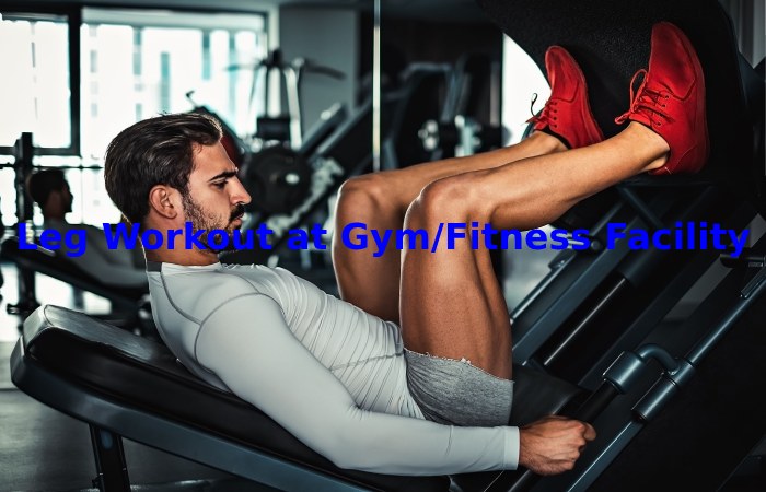 Leg Workout at Gym_Fitness Facility