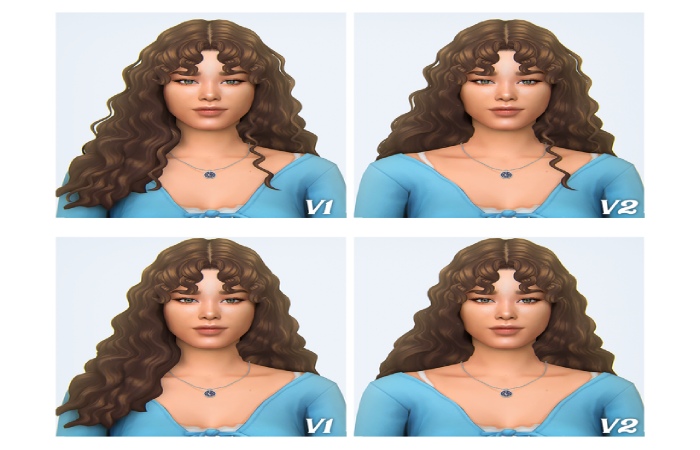 Simstrouble 4 Curly Hair